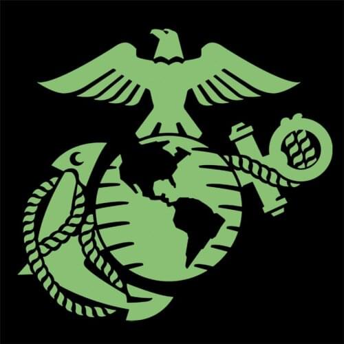 Military Navy Patches for Clothing Luminous Badge Heat transfer printing Noctilucent Patch Clothes Fluorescence Stickers Gifts