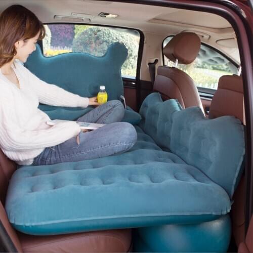 Resting Leisure Air Mattress Inflatable Car Bed Outdoor Camping Mat Cushion Portable Quick Inflating Car Air Bed