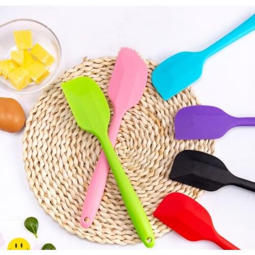 Integrated silicone scraper baking tool high temperature resistant large cakes small scraper butter baking rubber soft scraper