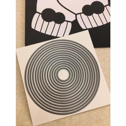 0051 Plain Circle Nesting Dies Die Cutting Plate Metal Cutting Dies For Scrapbooking and Card Making