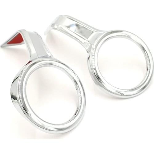 1 Pair Fog Light Trim Rings Lamp Bezel Case Motorcycle Parts Accessories for Honda Goldwing F6B 2018-up