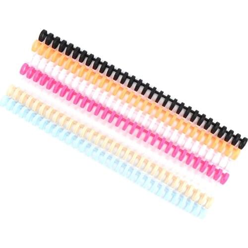 1pc Loose-leaf Plastic Binding Ring Spring Spiral Rings For 30 Holes A4 A5 A6 Paper Notebook Stationery Office Supplies Hot Sale