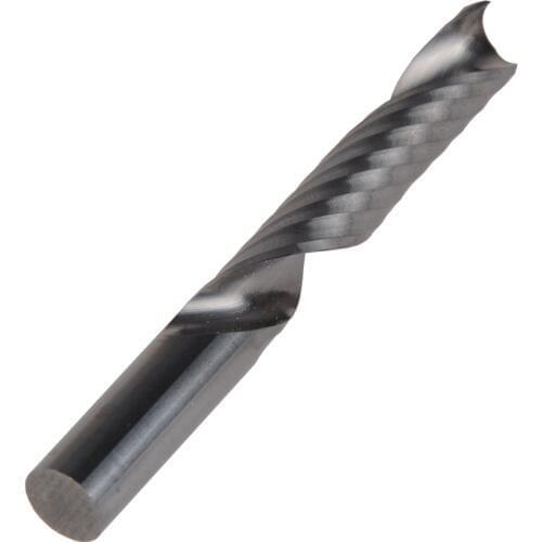 2pcs 8mm x 62mm High Quality cnc bits single flute Spiral Router Carbide End Mill Cutter Tools