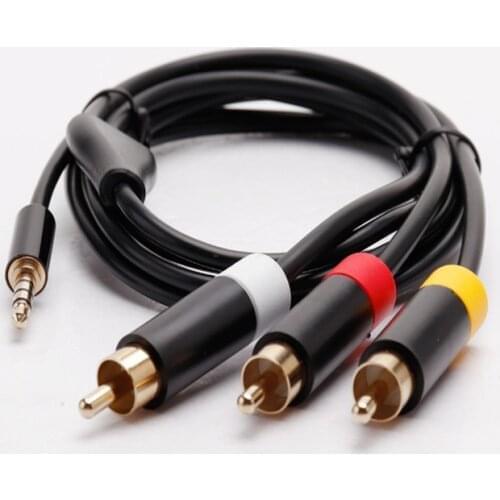 5 Pcs Audio Video TV Connection Cable AV Cord for Xbox 360E Video Game High-quality Digital Sound AV Cable