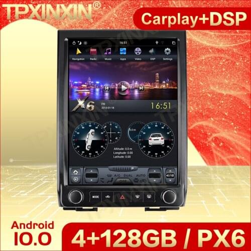 Carplay Tesla Multimedia Android 10 Player Car Radio Stereo For Ford Conqueror 2015 GPS Navigation Video Receiver IPS Head Unit