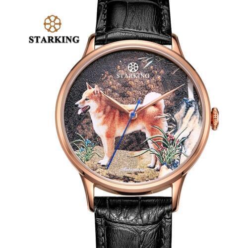 STARKING Watch New Design Year Of The Dog Watch Automatic Self-wind Watch Men 50m Water Resistant Relojes Hombre Dropship