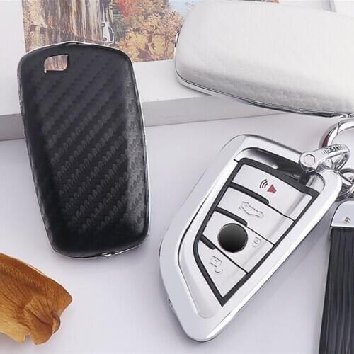 Car Key Cover Case for BMW X5 F15 X6 F16 G30 7 Series G11 X1 F48 f39 new 1 3 4 5 6 7 series smart 3 buttons F10 F20 F30