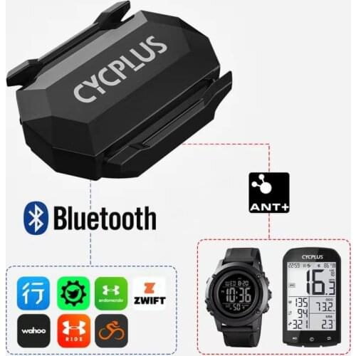 CYCPLUS Speed Cadence Dual Sensor ANT+ Bluetooth Wireless Speedometer Bicycle Accessories For Garmin XOSS Strava Zwift