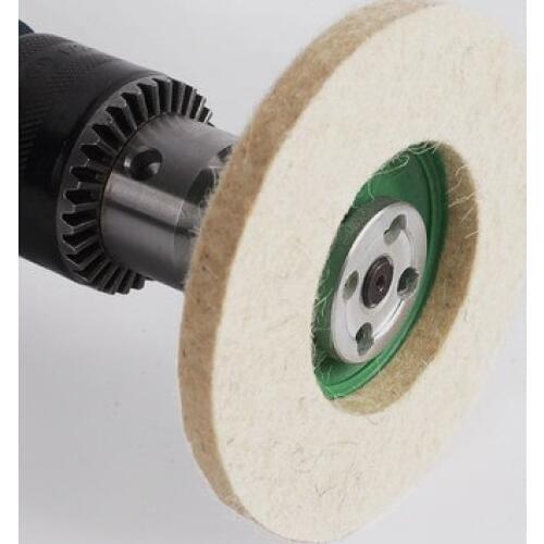 1PC 4 inch 100mm diameter round Wool wheel polishing disc polishing wheel Polishing Disc for Metal Abrasive Rotary Tool
