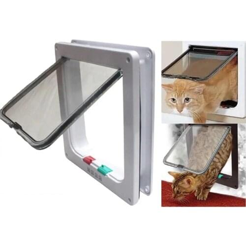 Pet Door Cat Tunnel Dog Flip Doors Windows Puppy Channel Cat Assessoires Smart Waterproof Kitten Pass Indoor Dog Supplies