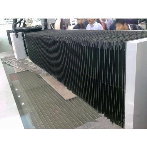 T12 Flexible accordion protection nylon bellows covers shield for CNC, W 1575 mm x H 254 mm x L 2032 mm