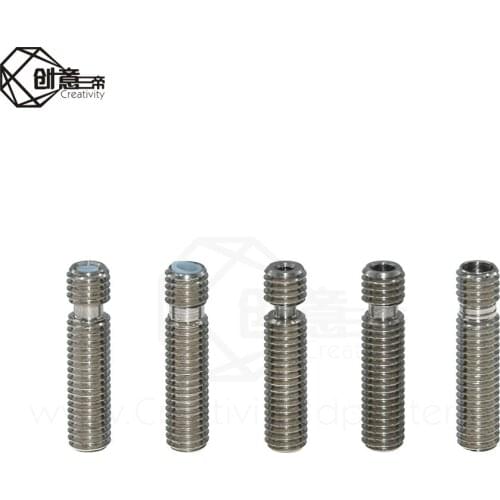 10pc/lot 3d printer throat V5 PTFE tube MK8 throat feed MK8 nozzle throat M6x26 for 3d printer extruder hotend 1.75/3.0mm