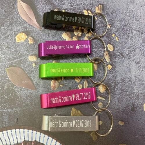 50 pieces of custom corkscrew wedding name and date wedding day wedding souvenir holiday birthday gift