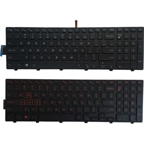 US laptop Keyboard FOR DELL Inspiron 15 5000 Series 5551 5552 5555 5566 5557 5558 5559 5542 5543 5545 5547 5548 With Backlit