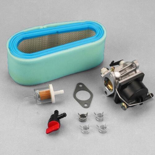 9 Air Filter Carburetor Gasket Kit For Tecumseh 640065 13HP 13.5HP 14HP 15HP Shut-off valve Clamps Replacement Lawn Mower Parts