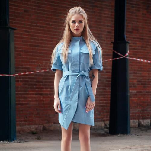 Модные джинсовые платья L'ivresse China At AliExpress