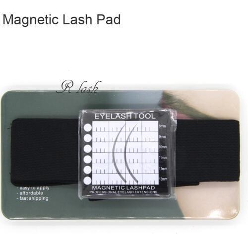 Magnetic headband headsacrf Acrylic lash pallet Lash pad for eyelash extension
