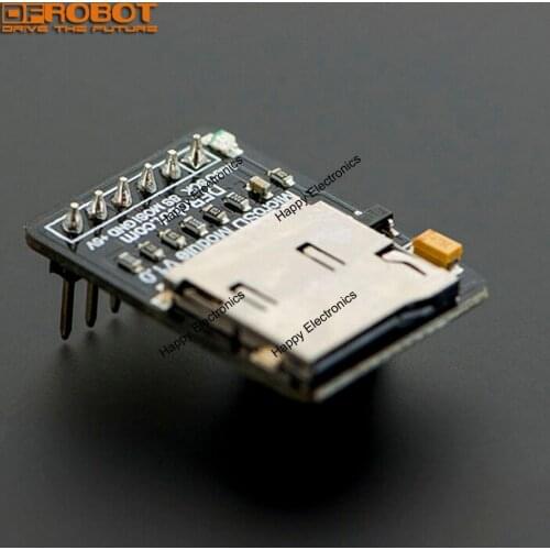 DFRobot 100% Original DIY Micro SD/TF (Reader) Module Supports SPI Interfaces 5V power for Arduino