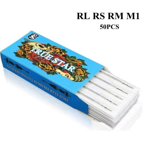 25pcs/50pcs/100pcs Tattoo Needles Kit Assorted Sterilized 1RL 3RL 5RL 7RL 9RL 11RL 13RL 15RL 18RL For Tattoo Machine Gun Supply