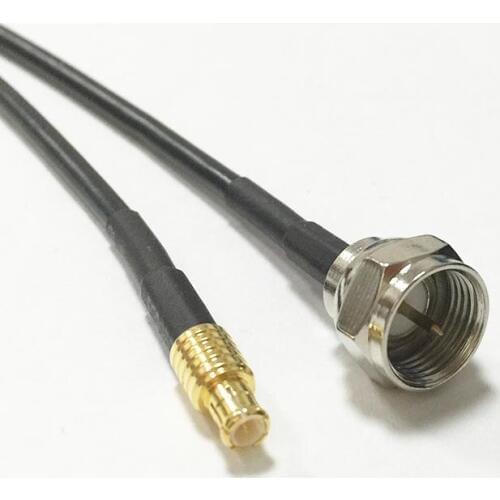 New Modem Coaxial Cable F Male Plug Switch MCX Male Plug Connector RG174 Cable Pigtail 20CM 8" Adapter Jumper