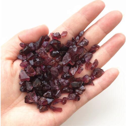 Wholesale 50g Random Natural Garnet Quartz Crystal Rock Gem Gravel Reiki Specimen Healing quartz crystals natural stones