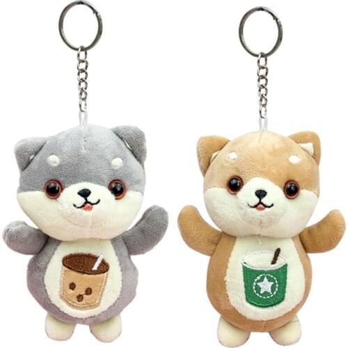 Shiba Inu Pendant Delicate Craft Cute Attractive Cartoon Shiba Inu Plush Pendant for Handbag Nice Gift for Girlfriend