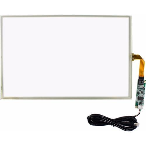 14.1" Resistive Touch Panel For 14.1" 1280x800 LCD With USB Controller Card