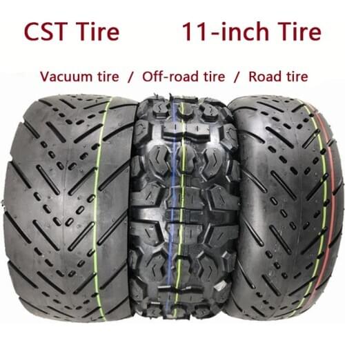 Coolride CST Tire 11 Inch Electric Scooter Outer Tire 90/65-6.5 Vacuum Tire 11 Inch Inner and Outer Tire Road Tire for Zero 11x