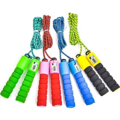 Child Adult Counting Skipping Rope Speed Jump Rope Workout Training Gear Adjustable Ropeless Rope Home for Fitness Equipment
