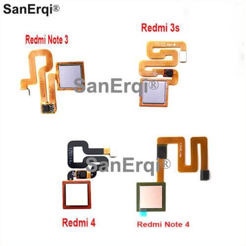 Fingerprint Scanner For Xiaomi Redmi Note 3 Note3Pro Note 4 Redmi4 Touch Sensor ID Home Button Return Assembly Flex Cable Ribbon