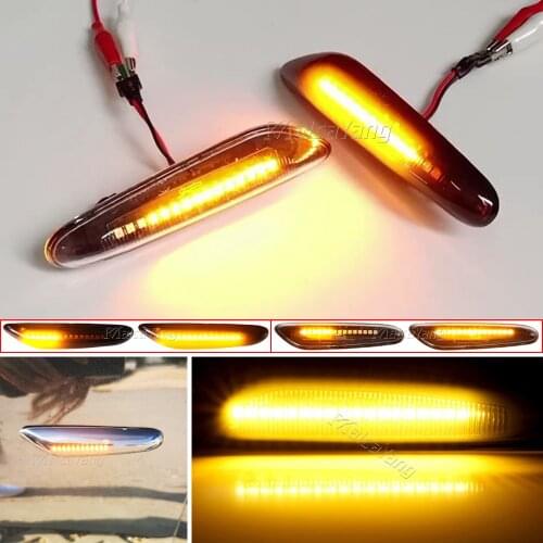 LED Dynamic Side Marker Sequential Blinker Turn Signal Light For BMW E60 E61 E90 E91 E87 E81 E83 E84 E88 E92 E93 E82 E46