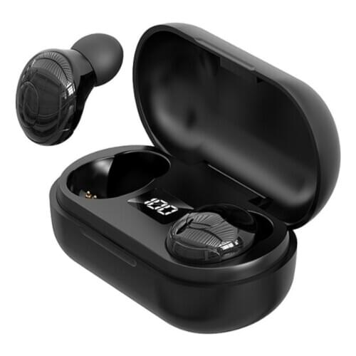 LED Display Professional Waterproof Noisecacellation Bluetooth Stereo Metal Base True bluetooth Wireless Earphone TWS