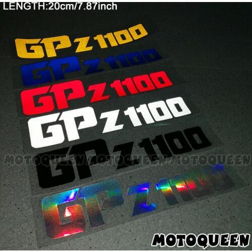 Reflective Motorcycle Wheels Fairing Helmet Side Tank Pad Decoration Logo Label Stickers Decals For Kawasaki GP Z1100 GPZ1100