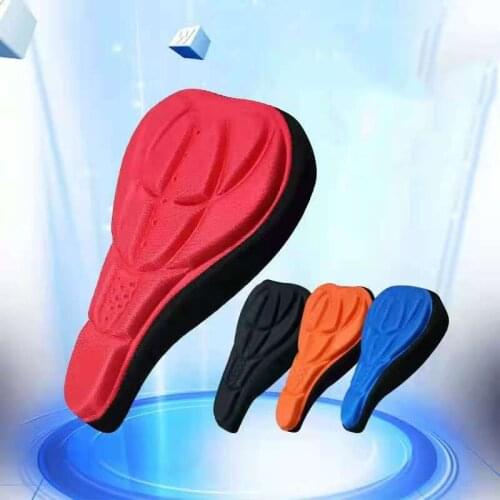 Mountain Bike Saddle Breathable Cushion Cover for Bicycle Bike Accessories 3D Sponge Bike Seat Thickened Comfort Soft Cushion
