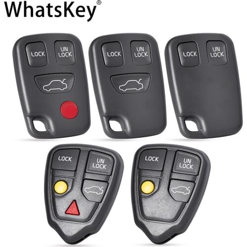 WhatsKey 2/3 Buttons Remote Car Key Shell Cover Case For Volvo S40 S60 S70 S80 V40 V70 C70 XC90 XC70 Replacement Auto Key Case
