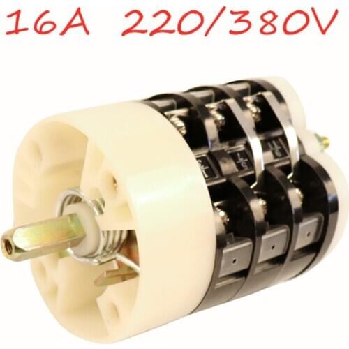 16A 220/380V Forward Reverse Switch for Car Tyre Changer Machine Tire Machine Replacement Part Turn Table Pedal Motor Switch
