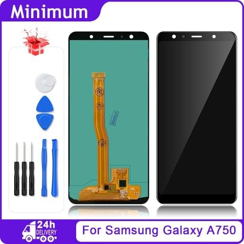 6.0" OLED For Samsung Galaxy A7 2018 A750 A750F SM-A750F LCD Display Touch Screen Digitizer Assembly Replacement Part