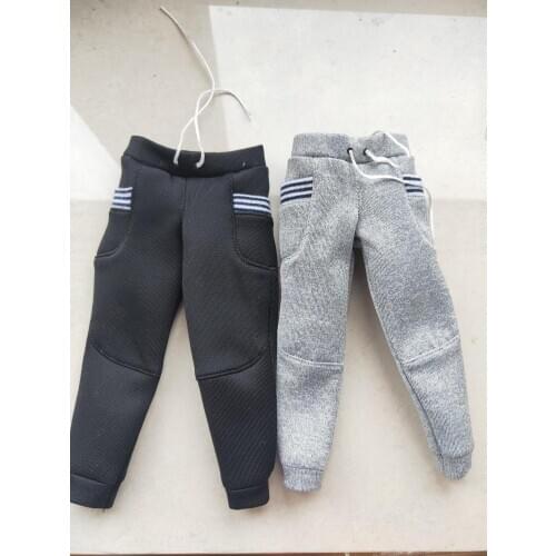 1:6 Soldier Pants 12 Inch Trend Doll Mens Guard Pants Black Grey Sports Pants Model Spot Best Sell