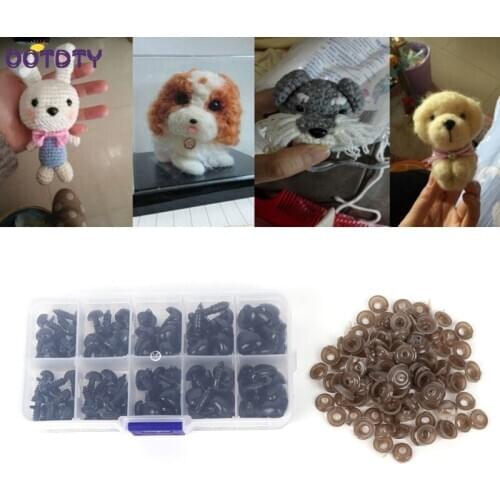 100Pcs Plastic Safety Nose Doll Teddy Plush Toys Stuffed Animals Making DIY