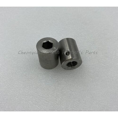 2PCS Stainless Steel Cylinder Rod Nut Round M2.030.5377 Nut Hexagon Socket Nut Pneumatic Nut Printing Machine Spare Parts