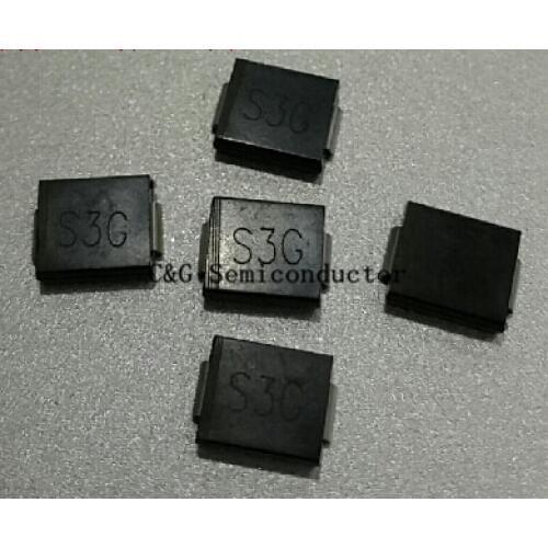20PCS S3G 1N5404 SMC DO-214AB SMD CHIP rectifier diode