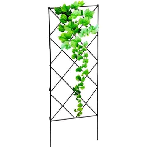 3Pcs Stable Trellises Convenient Easy to Install Iron Foldable Panes Garden Climbing Plant Stands Support Lattices for Yard