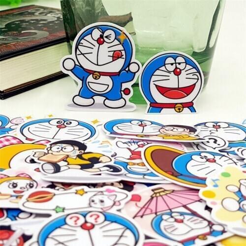 40 Pcs/lot Anime lue cat and boy Sticker Decoration DIY Scrapbooking Sticker Stationery Kawaii Diary Label Sticker
