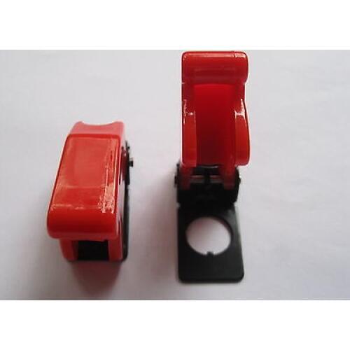 5 pcs Opaque Red Safety Flip Cover for Toggle Switch