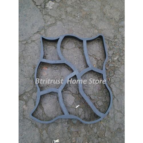 60*50cm pathmate random stone mold paving mold concrete mold,,path walkway cobblestone mold