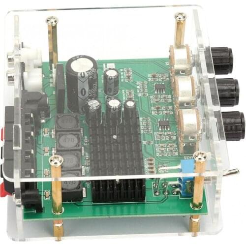 AC12-17V/DC 12-24V AMP Module 80W*2 Dual Channel Digital Audio Amplifier Board