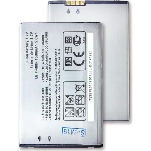 1500mAh LGIP-400N battery for LG OPTIMUS M/C/U/V/T/S/1 VM670 LS670 MS690 P500 P509 P503 P520 GX200 GX300 GW620 GM750 GT540