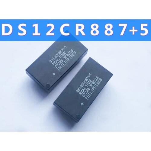 Free shipping 2PCS-10PCS/LOT DS12CR887+5 DS12CR887 DIP18 Real-time clock IC chip