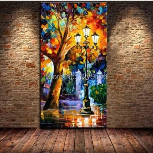 Big Size 100%Handpainted Modern Beautiful Scenery Knife Oil Painting Home Decor Wall Art Picture Abstraction Hang Picture