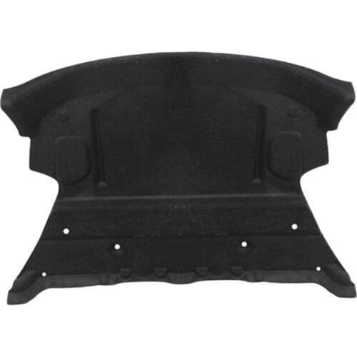 DWCX PVC Black Car Rear Trunk Soundproof Cotton Protective Cover Pad Mat Fit for Tesla Model 3 2017 2018 2019